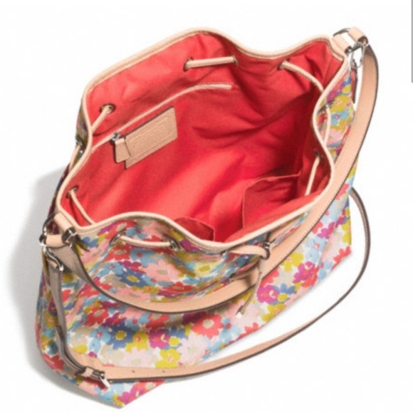 Coach Floral Multicolor Shoulder Bag - Picture 2 of 13